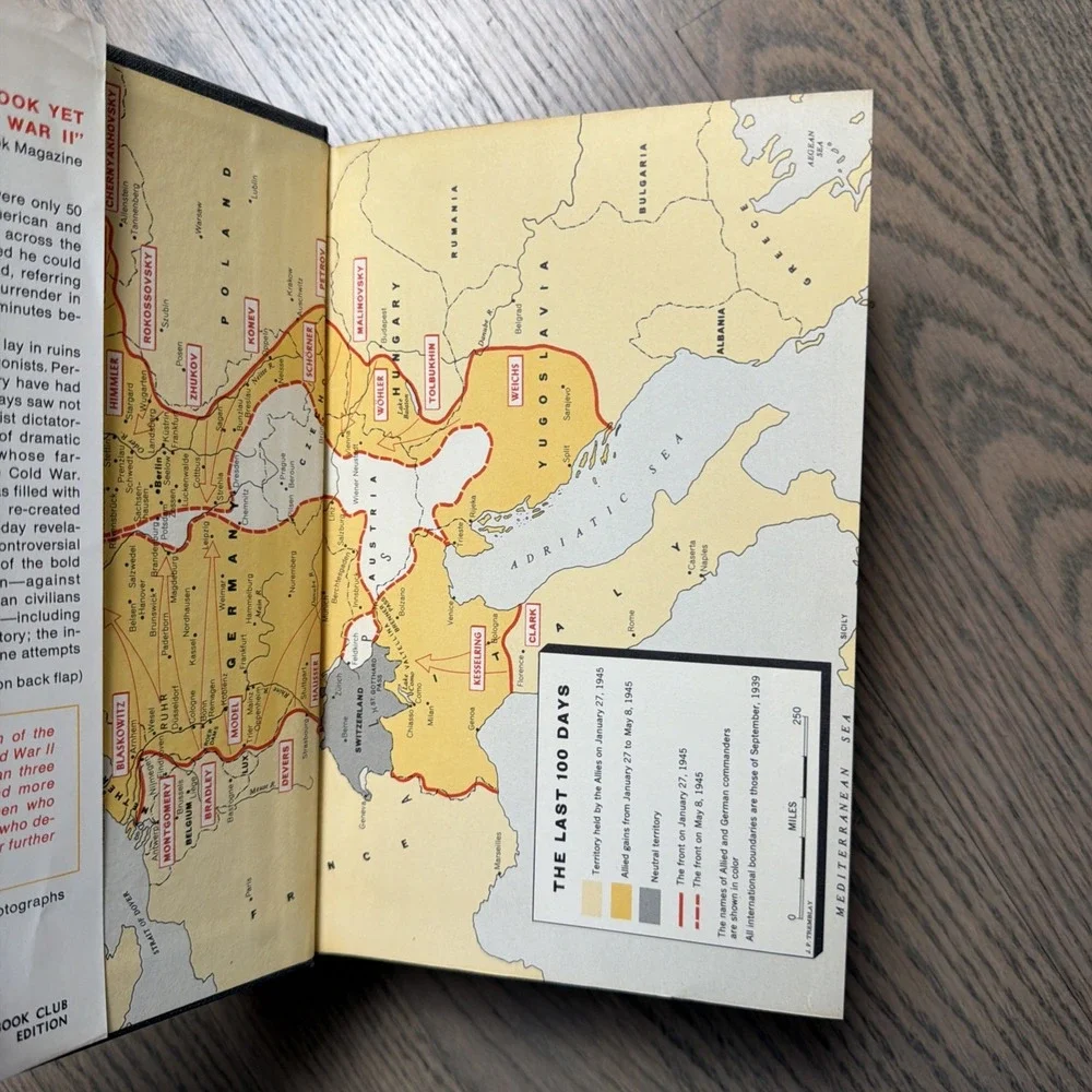 The Last 100 Days‎ by John Toland HCDJ WWII BCE 1966
